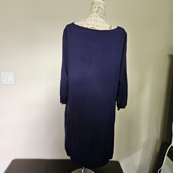 Navy Tunic/Sheath Dress - Picture 2 of 12